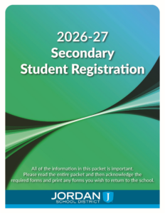 Image is of the first page of the secondary student registration book.
